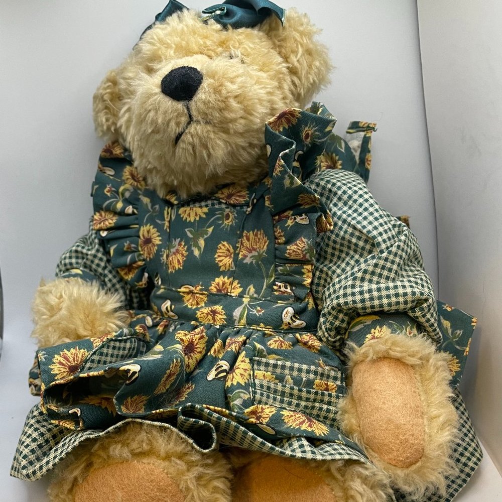 Mary Holstad Plush Stuffed Bear Vintage Numbered Collector